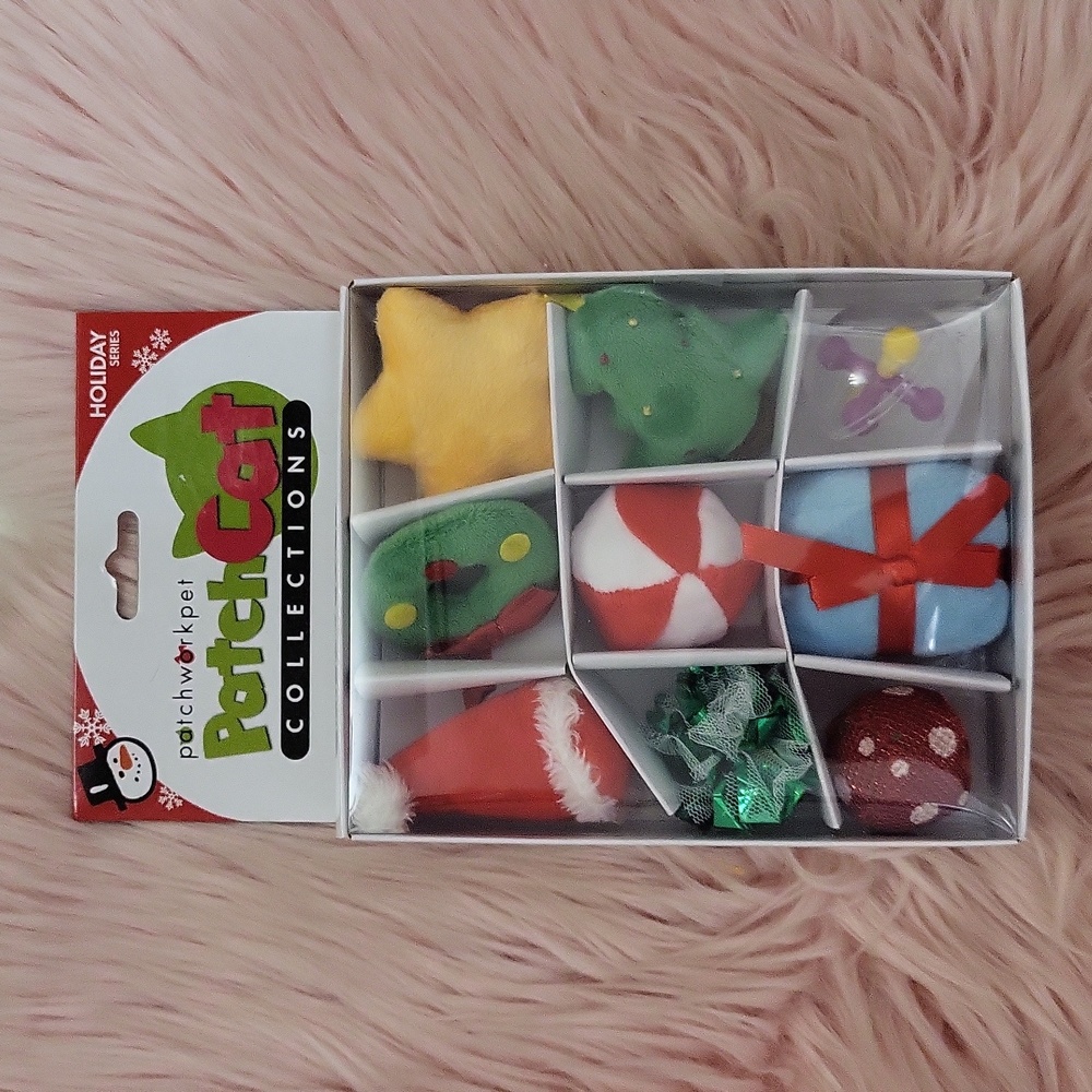 Brand New PATCHWORKPET Holiday Cat Toys- 9 CT.